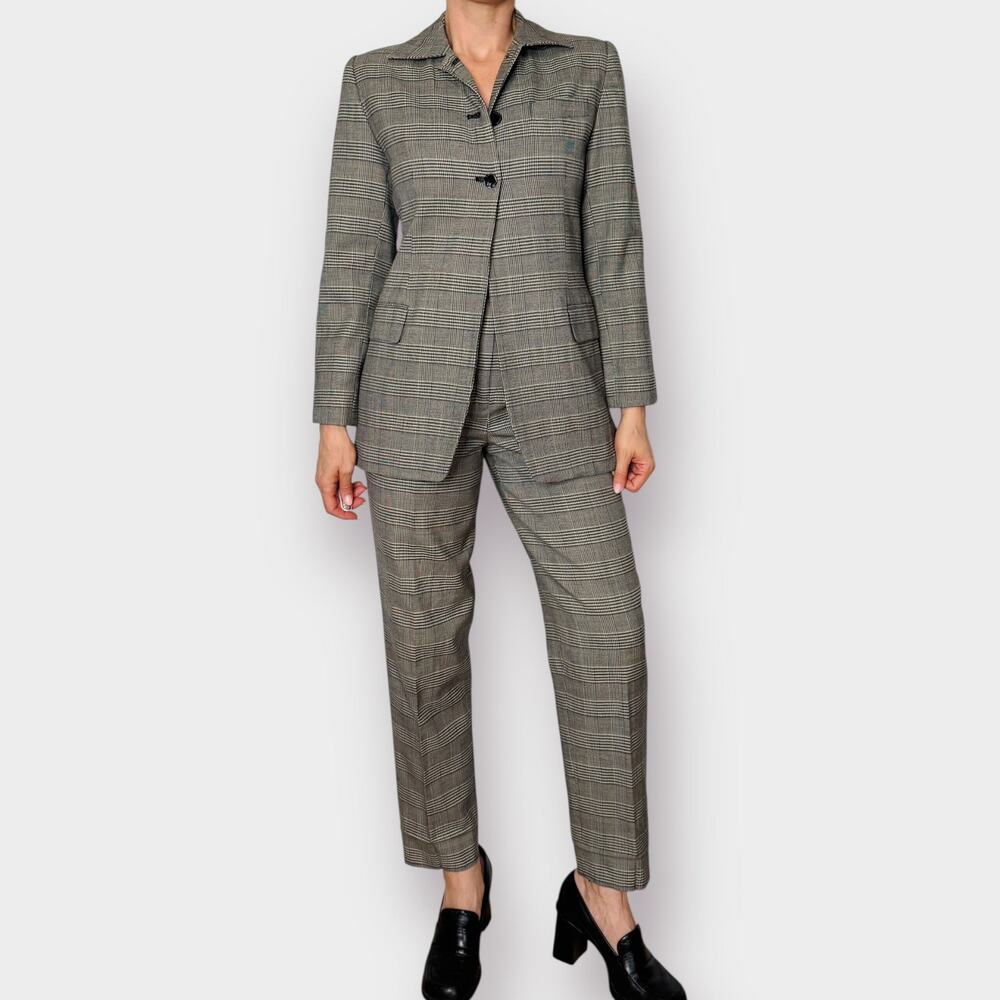 90s Harve Bernard Plaid Suit Size S/M‎